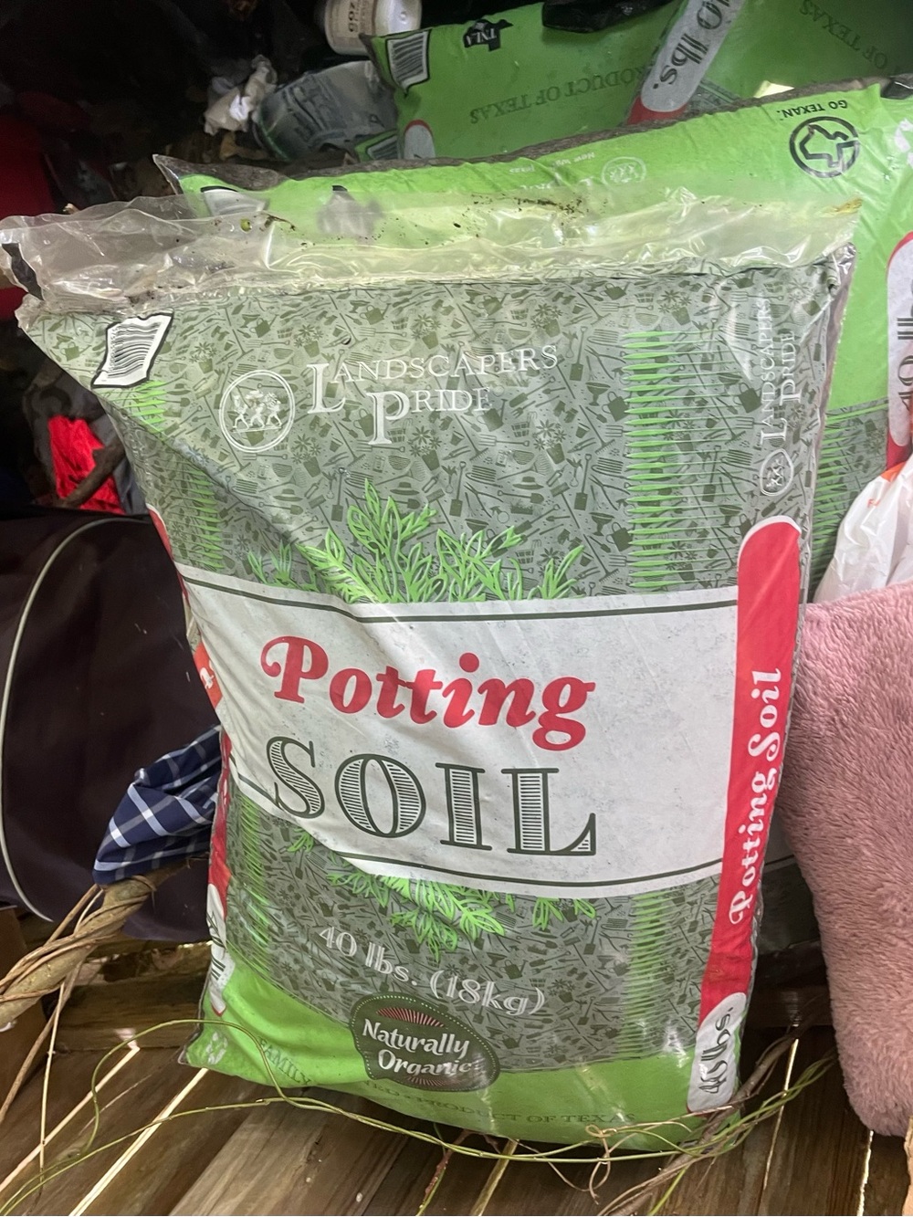 Potting Soil - Green and Red Bag